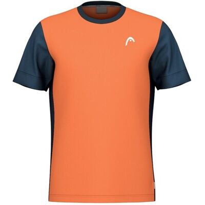 HEAD Herr Tennisshirt Slice orange - Tennis Shirt HEAD Herr Tennisshirt Slice orange - Tennis Shirt