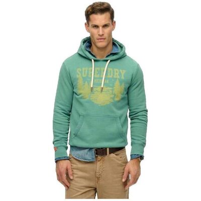 Huvtröjor Superdry Lo-Fi Mono Relaxd EU S Huvtröjor Superdry Lo-Fi Mono Relaxd EU S