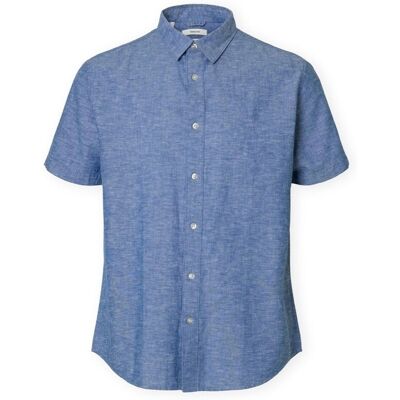 Skjortor med långa ärmar Selected Noos Reg-Sun Shirt - Medium Blue Denim EU S,EU L Herr Skjortor med långa ärmar Selected Noos Reg-Sun Shirt - Medium Blue Denim EU S,EU L Herr