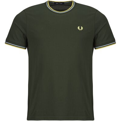 T-shirts med korta ärmar Fred Perry TWIN TIPPED T-SHIRT EU XXL,EU S,EU M,EU L,EU XL,EU XS Herr T-shirts med korta ärmar Fred Perry TWIN TIPPED T-SHIRT EU XXL,EU S,EU M,EU L,EU XL,EU XS Herr