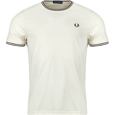 T-shirts med korta ärmar Fred Perry TWIN TIPPED T-SHIRT EU S,EU M Herr T-shirts med korta ärmar Fred Perry TWIN TIPPED T-SHIRT EU S,EU M Herr