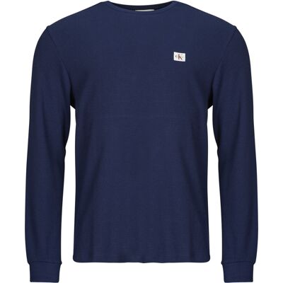 Långärmade T-shirts Calvin Klein Jeans LS WAFFLE BADGE CREWNK TEE EU S,EU M,EU L,EU XL Herr Långärmade T-shirts Calvin Klein Jeans LS WAFFLE BADGE CREWNK TEE EU S,EU M,EU L,EU XL Herr