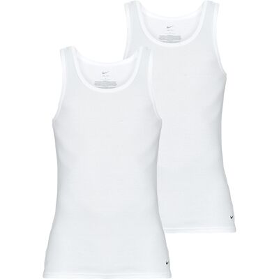 Linnen / Ärmlösa T-shirts Nike COTTON TOP X2 EU S,EU M,EU L,EU XL Herr Linnen / Ärmlösa T-shirts Nike COTTON TOP X2 EU S,EU M,EU L,EU XL Herr