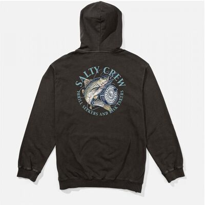 Huvtröjor Salty Crew Reel fly vintage hood fleece EU S,EU M,EU L,EU XL Huvtröjor Salty Crew Reel fly vintage hood fleece EU S,EU M,EU L,EU XL