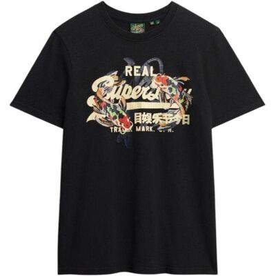 T-shirts med korta ärmar Superdry M1012111A 02A EU S Herr T-shirts med korta ärmar Superdry M1012111A 02A EU S Herr