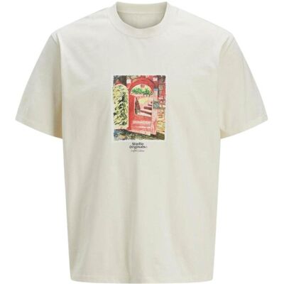 T-shirts med korta ärmar Jack & Jones 12273494 antiquewhit EU S,EU L Herr T-shirts med korta ärmar Jack & Jones 12273494 antiquewhit EU S,EU L Herr