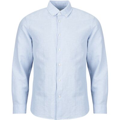 Skjortor med långa ärmar Selected SLHSLIMCLAY LINENBLEND EU S,EU M,EU L,EU XL Herr Skjortor med långa ärmar Selected SLHSLIMCLAY LINENBLEND EU S,EU M,EU L,EU XL Herr