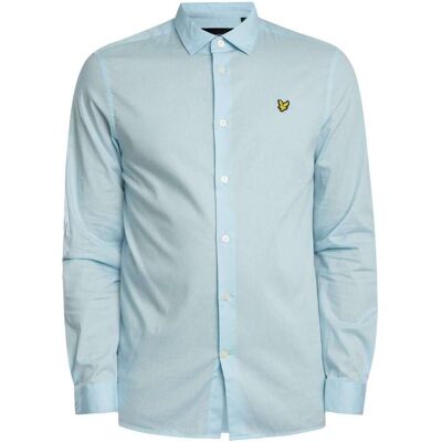 Skjortor med långa ärmar Lyle & Scott Slim fit poplinskjorta EU XS Herr Skjortor med långa ärmar Lyle & Scott Slim fit poplinskjorta EU XS Herr