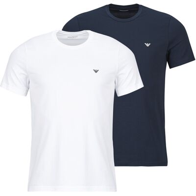 Giorgio Armani T-shirts med korta ärmar Emporio Armani EM000391 PACK DE 2 EU XL Herr Giorgio Armani T-shirts med korta ärmar Emporio Armani EM000391 PACK DE 2 EU XL Herr