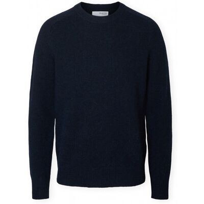 Tröjor Selected Noos Rai Knit - Sky Captain EU M,EU L,EU XL Herr Tröjor Selected Noos Rai Knit - Sky Captain EU M,EU L,EU XL Herr