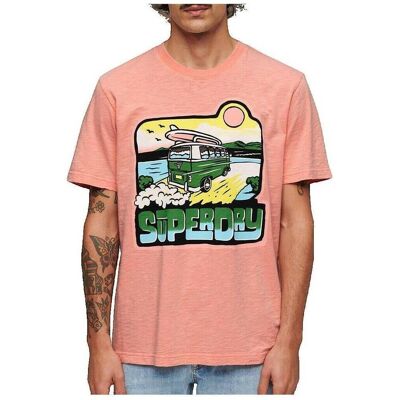 T-shirts med korta ärmar Superdry T-shirt Neon Travel Graphic Loose EU S,EU L,EU XL Herr T-shirts med korta ärmar Superdry T-shirt Neon Travel Graphic Loose EU S,EU L,EU XL Herr