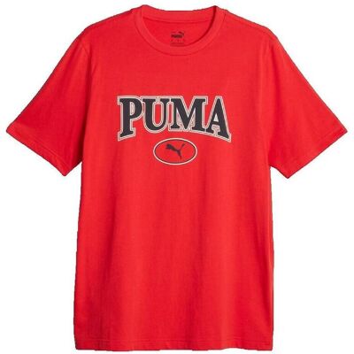 T-shirts med korta ärmar Puma T-shirt Squad Rouge EU M,EU L Herr T-shirts med korta ärmar Puma T-shirt Squad Rouge EU M,EU L Herr