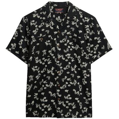 Skjortor med korta ärmar Superdry Chemise Beach manches courtes noire EU XL Herr Skjortor med korta ärmar Superdry Chemise Beach manches courtes noire EU XL Herr