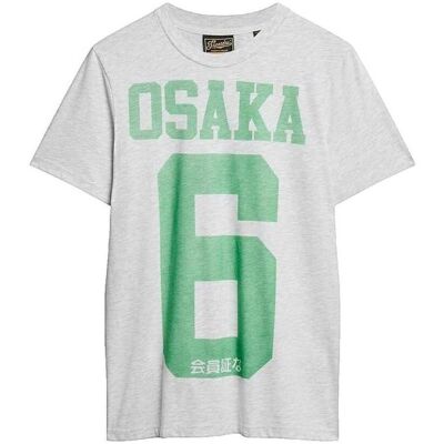 T-shirts med korta ärmar Superdry T-shirt Osaka 6 Marl Standard EU S Herr T-shirts med korta ärmar Superdry T-shirt Osaka 6 Marl Standard EU S Herr