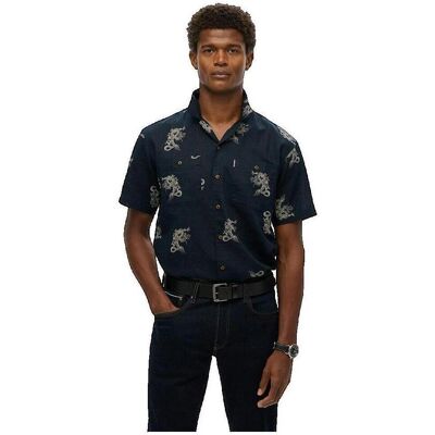 Skjortor med korta ärmar Superdry Chemise Beach manches courtes EU M,EU L Herr Skjortor med korta ärmar Superdry Chemise Beach manches courtes EU M,EU L Herr