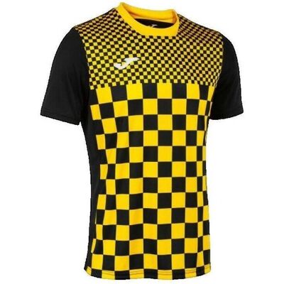 JOMA Flag III Gult och svart Herrfotbolls-T-shirt JOMA Flag III Gult och svart Herrfotbolls-T-shirt