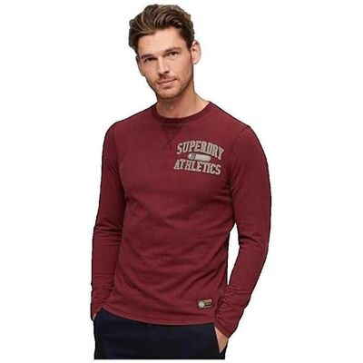 Långärmade T-shirts Superdry T-shirt Vintage Athletic bordeaux EU S,EU M,EU L,EU XL Herr Långärmade T-shirts Superdry T-shirt Vintage Athletic bordeaux EU S,EU M,EU L,EU XL Herr