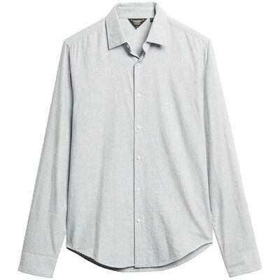 Skjortor med långa ärmar Superdry Chemise manches longues Cotton Smart bleu marine EU S,EU L,EU XL Herr Skjortor med långa ärmar Superdry Chemise manches longues Cotton Smart bleu marine EU S,EU L,EU XL Herr