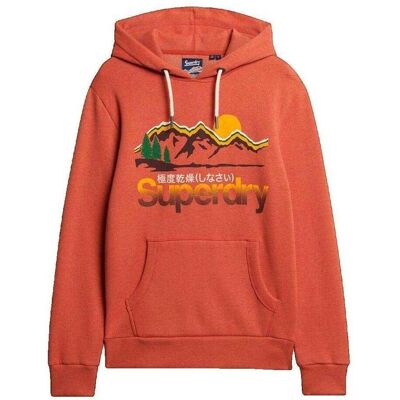 Huvtröjor Superdry Sweat à capuche Great Outdoors Graphic EU S Huvtröjor Superdry Sweat à capuche Great Outdoors Graphic EU S