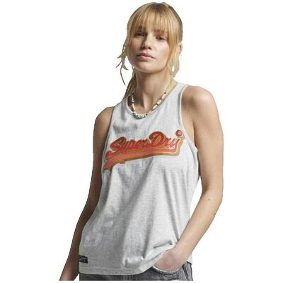 Linnen / Ärmlösa T-shirts Superdry Débardeur Vintage Logo Seasonal EU S,EU M Dam Linnen / Ärmlösa T-shirts Superdry Débardeur Vintage Logo Seasonal EU S,EU M Dam