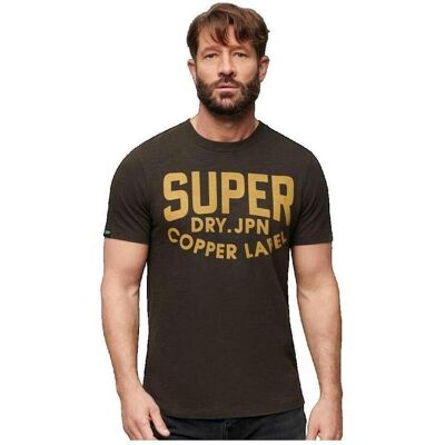 T-shirts med korta ärmar Superdry T-shirt Copper Label noir vintage flammé EU M Herr T-shirts med korta ärmar Superdry T-shirt Copper Label noir vintage flammé EU M Herr