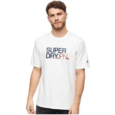 T-shirts med korta ärmar Superdry T-shirt Sportswear Logo Coupe Ample Blanc Homme EU S,EU M Herr T-shirts med korta ärmar Superdry T-shirt Sportswear Logo Coupe Ample Blanc Homme EU S,EU M Herr