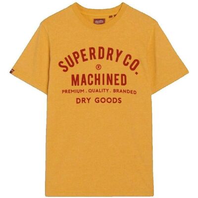 T-shirts med korta ärmar Superdry T-shirt Workwear Flock Graphic Jaune EU M Herr T-shirts med korta ärmar Superdry T-shirt Workwear Flock Graphic Jaune EU M Herr
