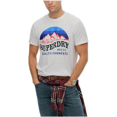 T-shirts med korta ärmar Superdry M1012240A 01C EU S,EU L,EU XL Herr T-shirts med korta ärmar Superdry M1012240A 01C EU S,EU L,EU XL Herr
