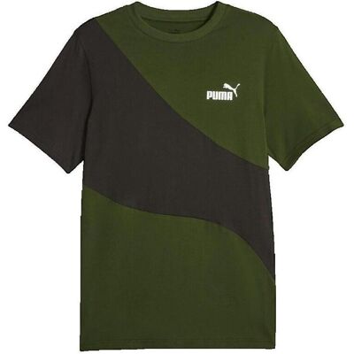 T-shirts med korta ärmar Puma T-shirt Power Cat vert EU S Herr T-shirts med korta ärmar Puma T-shirt Power Cat vert EU S Herr