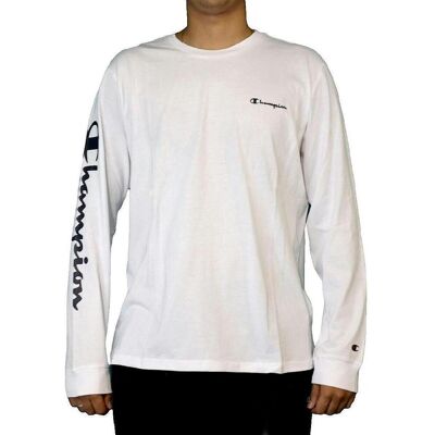 Långärmade T-shirts Champion T-shirt à col rond manches longues EU XL Herr Långärmade T-shirts Champion T-shirt à col rond manches longues EU XL Herr