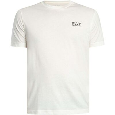 Giorgio Armani T-shirts med korta ärmar Emporio Armani EA7 T-shirt med bröstlogo EU XXL,EU S,EU M,EU L,EU XL Herr Giorgio Armani T-shirts med korta ärmar Emporio Armani EA7 T-shirt med bröstlogo EU XXL,EU S,EU M,EU L,EU XL Herr