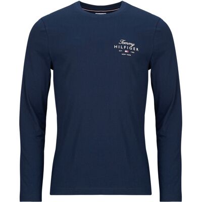 Långärmade T-shirts Tommy Hilfiger SCRIPT STACK LS REGULAR TEE EU S,EU M,EU L,EU XL Herr Långärmade T-shirts Tommy Hilfiger SCRIPT STACK LS REGULAR TEE EU S,EU M,EU L,EU XL Herr