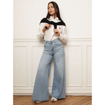 Wide jeans La Modeuse 77341_P183349 EU S,EU M,EU L,EU XL,EU XS Wide jeans La Modeuse 77341_P183349 EU S,EU M,EU L,EU XL,EU XS