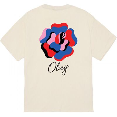 T-shirts med korta ärmar Obey paper rose EU L,EU XL Herr T-shirts med korta ärmar Obey paper rose EU L,EU XL Herr