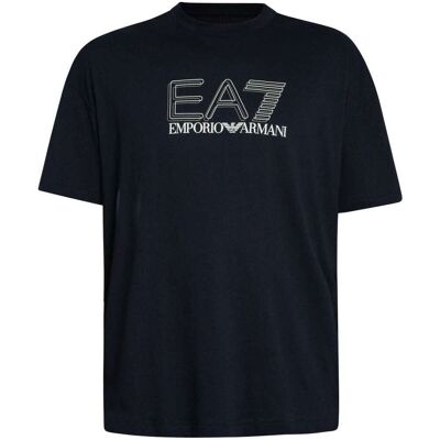 Giorgio Armani T-shirts med korta ärmar Emporio Armani EA7 Echo Graphic T-shirt EU XXL,EU S,EU M,EU L,EU XL Herr Giorgio Armani T-shirts med korta ärmar Emporio Armani EA7 Echo Graphic T-shirt EU XXL,EU S,EU M,EU L,EU XL Herr