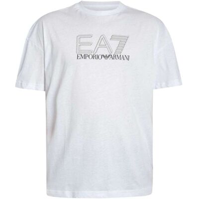 Giorgio Armani T-shirts med korta ärmar Emporio Armani EA7 Echo Graphic T-shirt EU XXL,EU S,EU M,EU L,EU XL Herr Giorgio Armani T-shirts med korta ärmar Emporio Armani EA7 Echo Graphic T-shirt EU XXL,EU S,EU M,EU L,EU XL Herr