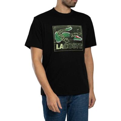 T-shirts med korta ärmar Lacoste Plan Graphic T-shirt EU S,EU M,EU L,EU XL Herr T-shirts med korta ärmar Lacoste Plan Graphic T-shirt EU S,EU M,EU L,EU XL Herr
