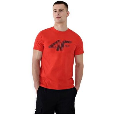 T-shirts med korta ärmar 4F KOSZULKA4FM2257czerwona EU M Herr T-shirts med korta ärmar 4F KOSZULKA4FM2257czerwona EU M Herr