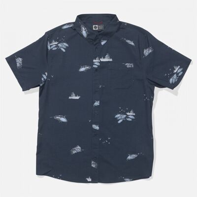 Skjortor med korta ärmar Salty Crew Breezer perf button up EU S,EU M,EU L,EU XL Herr Skjortor med korta ärmar Salty Crew Breezer perf button up EU S,EU M,EU L,EU XL Herr