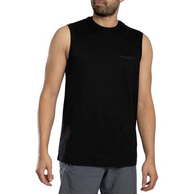 Linnen / Ärmlösa T-shirts EAX Linne med avslappnad passform och logotyp på bröstet EU XXL,EU S,EU M,EU L,EU XL Herr Linnen / Ärmlösa T-shirts EAX Linne med avslappnad passform och logotyp på bröstet EU XXL,EU S,EU M,EU L,EU XL Herr
