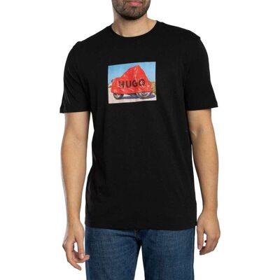 T-shirts med korta ärmar HUGO Dostino Graphic T-shirt EU XXL,EU S,EU M,EU L,EU XL Herr T-shirts med korta ärmar HUGO Dostino Graphic T-shirt EU XXL,EU S,EU M,EU L,EU XL Herr
