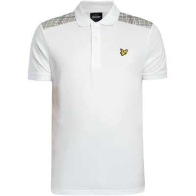 Polotröjor med korta ärmar Lyle & Scott Rutig pikétröja med paneler EU XXL,EU S,EU M,EU L,EU XL Herr Polotröjor med korta ärmar Lyle & Scott Rutig pikétröja med paneler EU XXL,EU S,EU M,EU L,EU XL Herr