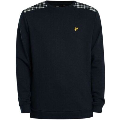 Sweatshirts Lyle & Scott Rutig tröja med paneler EU XXL,EU S,EU M,EU L,EU XL Sweatshirts Lyle & Scott Rutig tröja med paneler EU XXL,EU S,EU M,EU L,EU XL