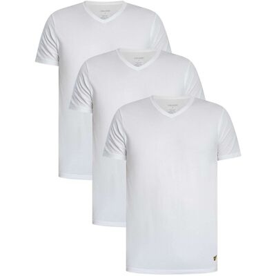 T-shirts med korta ärmar Lyle & Scott 3-pack Basic Lounge T-shirt med V-ringning EU XXL,EU S,EU M,EU L,EU XL Herr T-shirts med korta ärmar Lyle & Scott 3-pack Basic Lounge T-shirt med V-ringning EU XXL,EU S,EU M,EU L,EU XL Herr