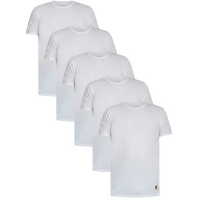 T-shirts med korta ärmar Lyle & Scott 5-pack Basic Lounge T-shirt EU XXL,EU S,EU M,EU L,EU XL Herr T-shirts med korta ärmar Lyle & Scott 5-pack Basic Lounge T-shirt EU XXL,EU S,EU M,EU L,EU XL Herr