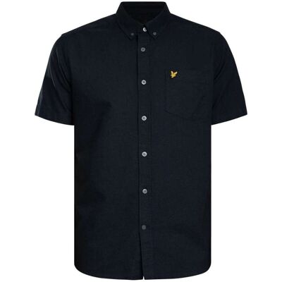 Skjortor med korta ärmar Lyle & Scott Kortärmad Oxfordskjorta EU XXL,EU S,EU M,EU L,EU XL Herr Skjortor med korta ärmar Lyle & Scott Kortärmad Oxfordskjorta EU XXL,EU S,EU M,EU L,EU XL Herr