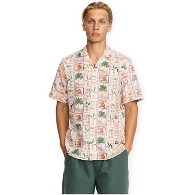 Skjortor med korta ärmar Revolution Cuban Shirt 3247 - Multi EU M,EU XL Herr Skjortor med korta ärmar Revolution Cuban Shirt 3247 - Multi EU M,EU XL Herr