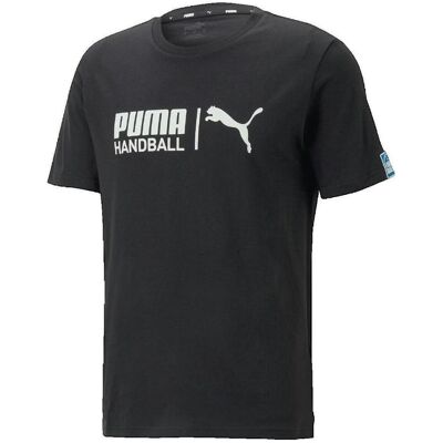 T-shirts med korta ärmar Puma T-shirt Homme Noir Handball EU S,EU M Herr T-shirts med korta ärmar Puma T-shirt Homme Noir Handball EU S,EU M Herr