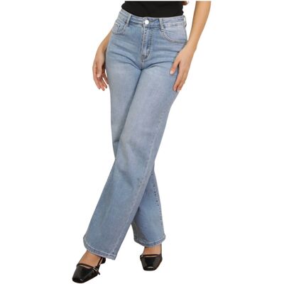 Wide jeans La Modeuse 78112_P185646 EU S,EU M,EU L,EU XL,EU XS Wide jeans La Modeuse 78112_P185646 EU S,EU M,EU L,EU XL,EU XS
