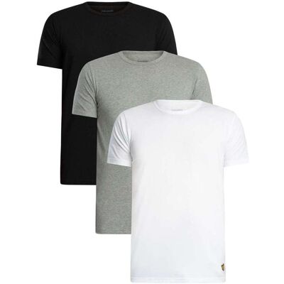 Pyjamas Lyle & Scott Basic 3-pack t-shirt EU XXL,EU S,EU M,EU L Herr Pyjamas Lyle & Scott Basic 3-pack t-shirt EU XXL,EU S,EU M,EU L Herr